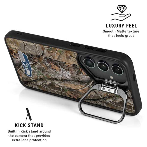NFL Seattle Seahawks Realtree AP Camo Galaxy S25 Ultra Kickstand Case